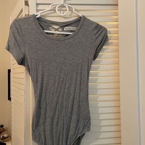 Abercrombie and Fitch tie up body suit